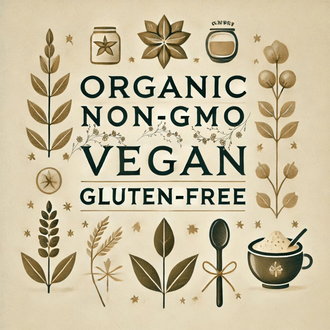 Importance of organic, vegan, gluten-free and non-GMO products - better for your health and the planet