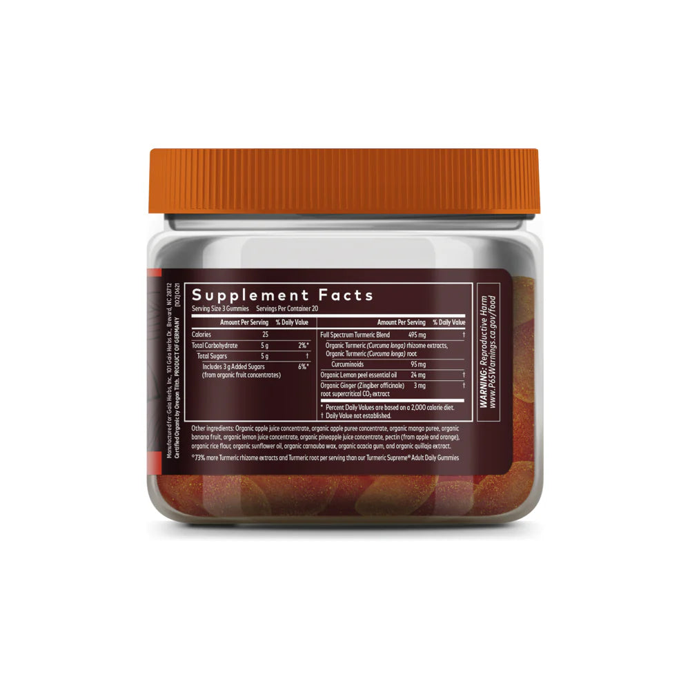 Extra strength turmeric gummies with anti-inflammatory benefits