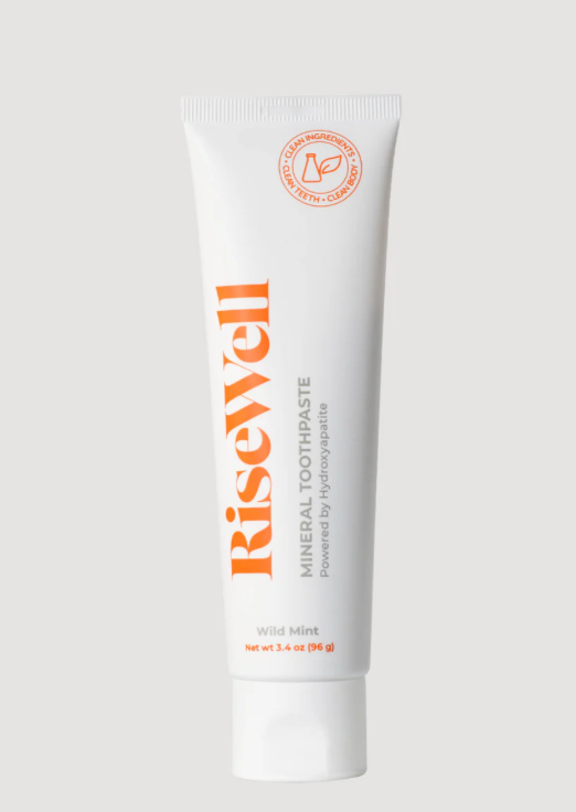 Fluoride-Free Hydroxyapatite Toothpaste 96g | Natural Enamel Strengthening & Whitening | RiseWell