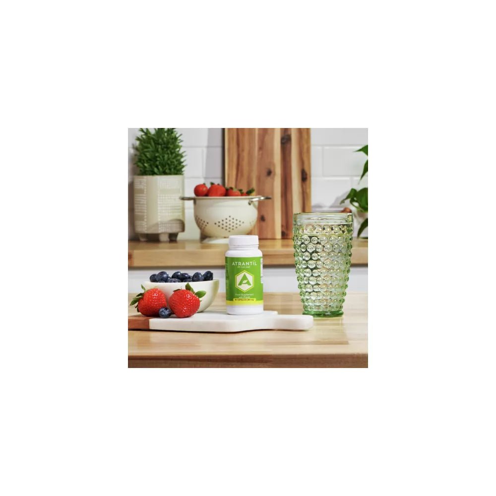 Atrantil – 90 Capsules EU Version by KBS Research – Natural digestive health supplement bottle targeting bloating and SIBO