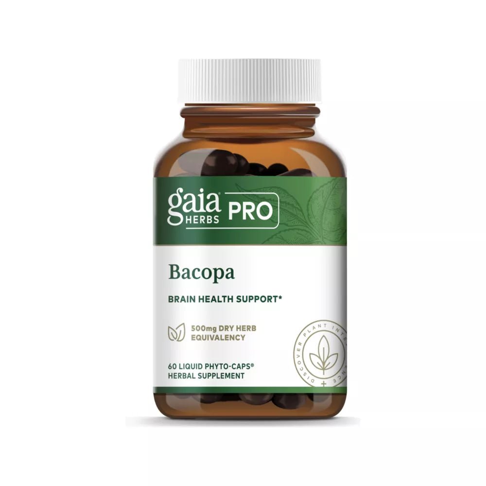 Bacopa – 60 Liquid Phyto-Caps by Gaia Herbs
