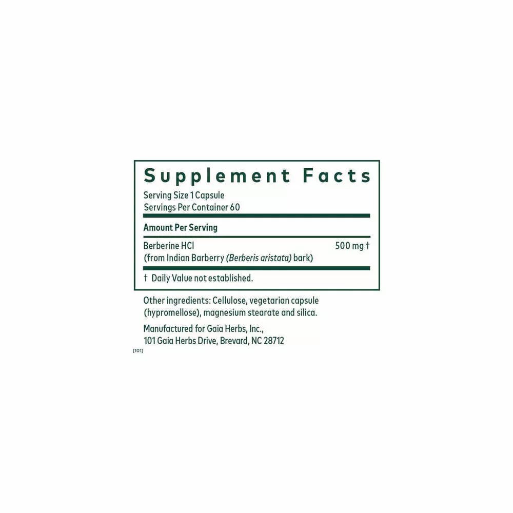Natural metabolic support supplement bottle with berberine