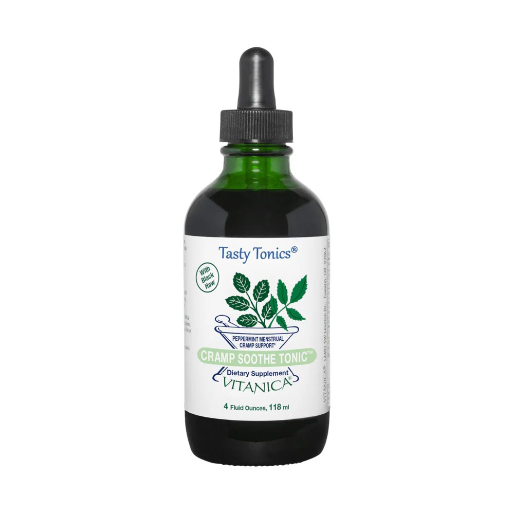 Vitanica Cramp Soothe Tonic – 118ml liquid for menstrual cramp relief