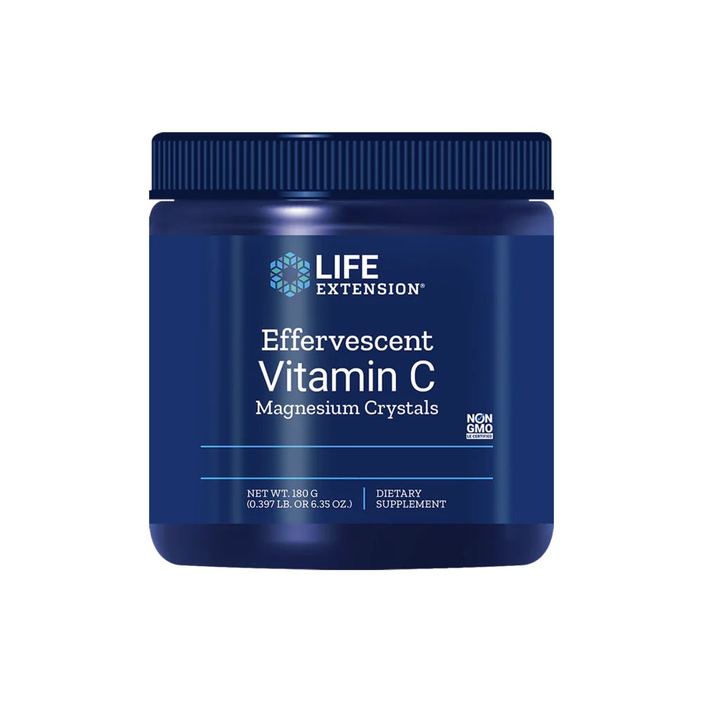 Life Extension Effervescent Vitamin C Crystals – 180g jar