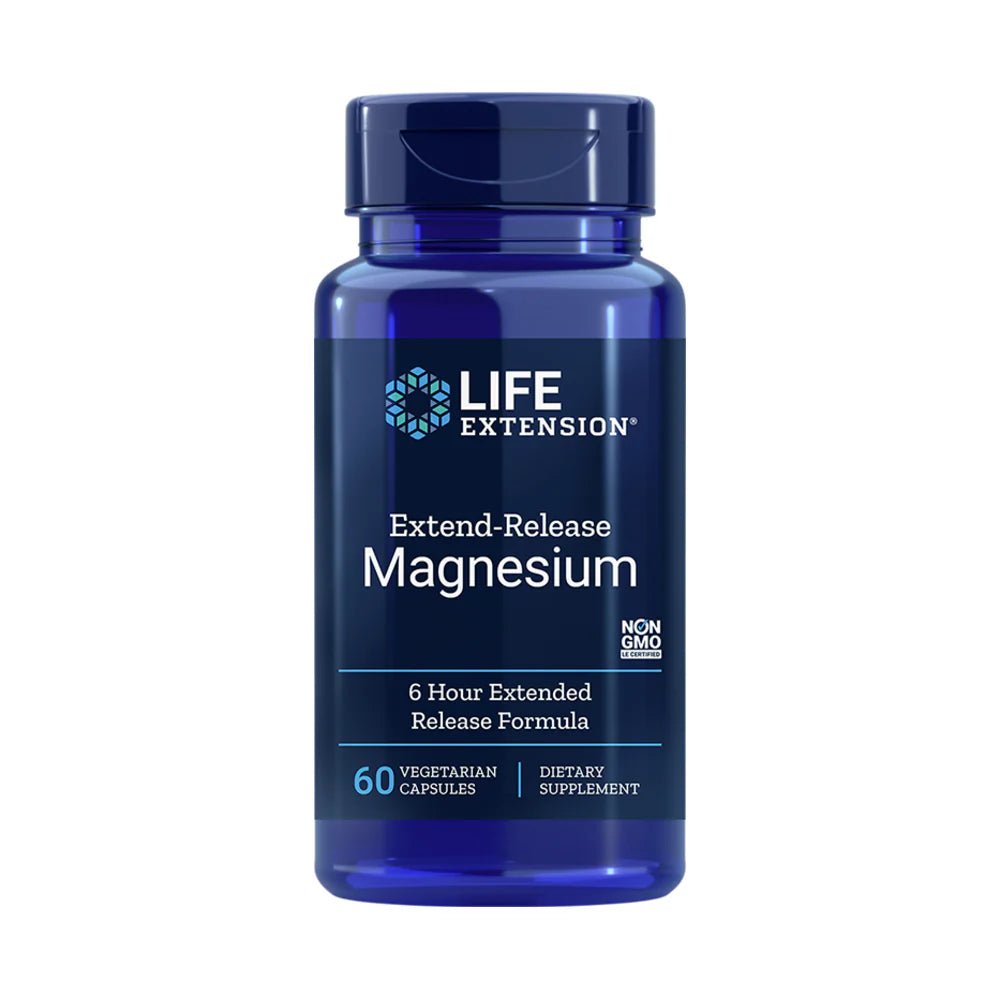 Extend-Release Magnesium 60 capsules – sustained-release formula for muscle and nervous system