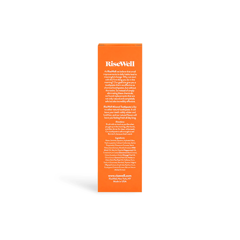 Natural enamel-strengthening toothpaste – 118ml fluoride-free by RiseWell