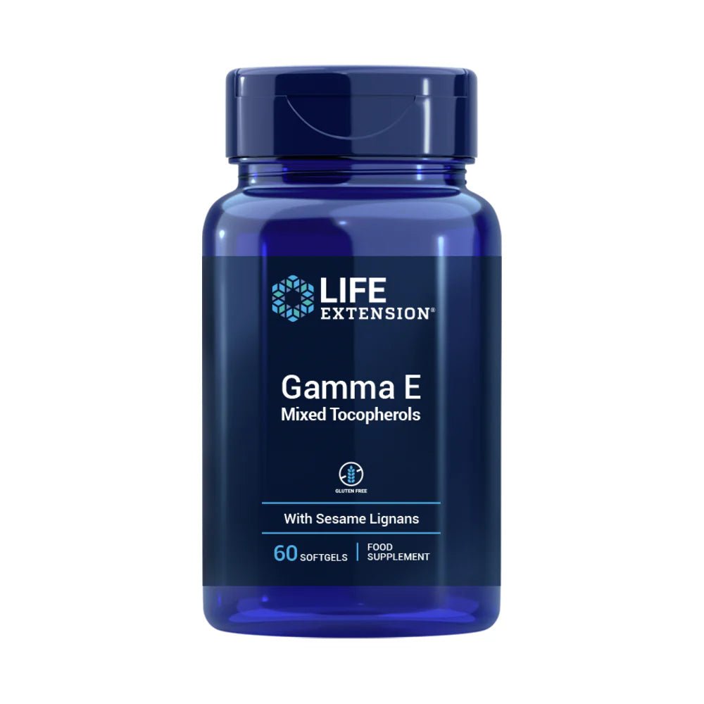 Gamma E with Mixed Tocopherols – 60 softgels for antioxidant protection and cellular health