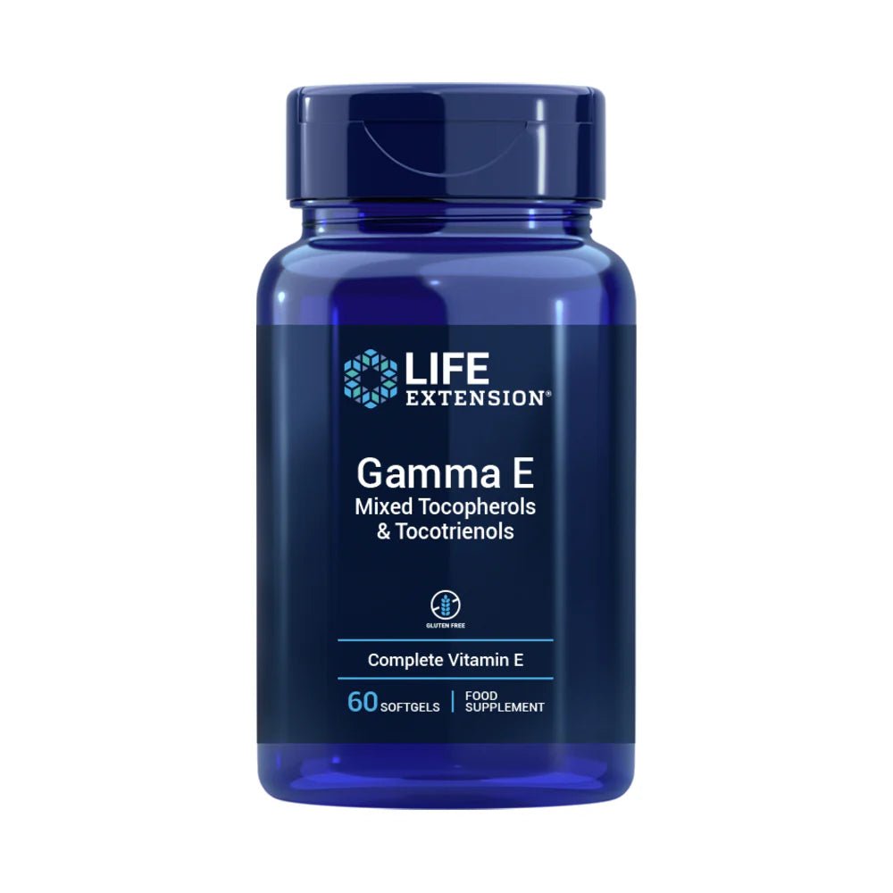 Gamma E with Tocopherols & Tocotrienols – 60 Softgels by Life Extension