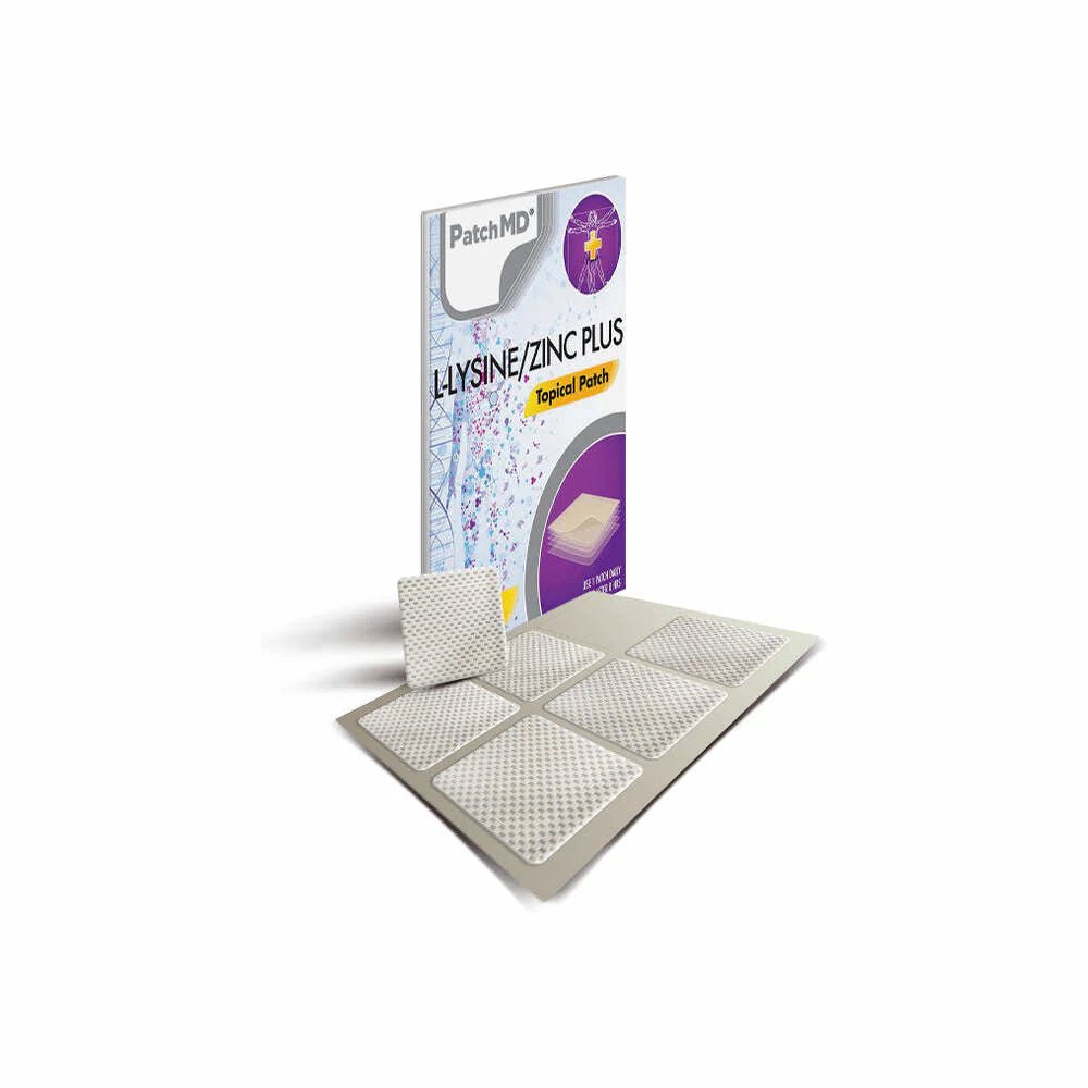 Natural immune and skin support – L-Lysine/Zinc Plus 30 patches by PatchMD
