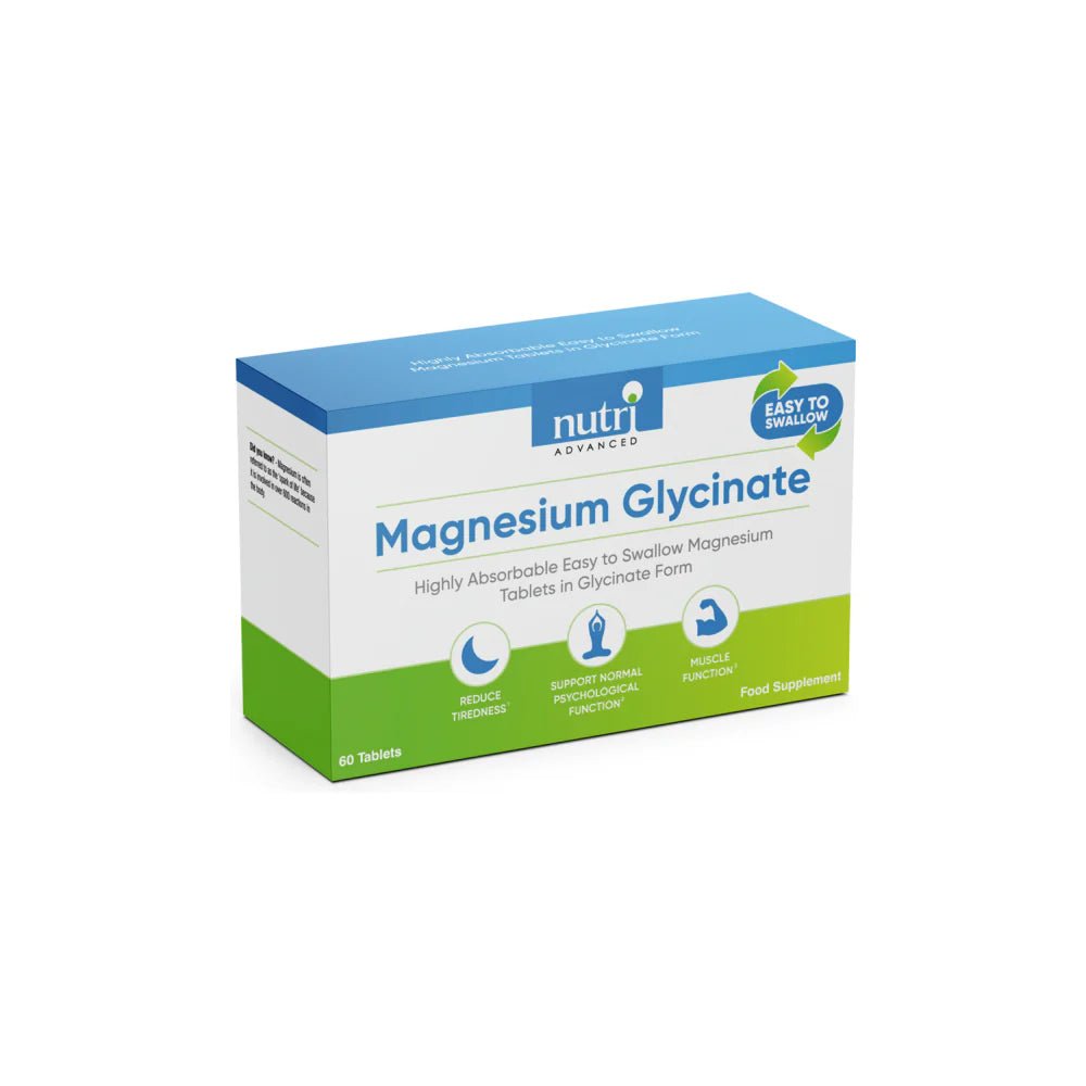 Nutri Advanced Magnesium Glycinate – 60 tablets for muscle and nerve support