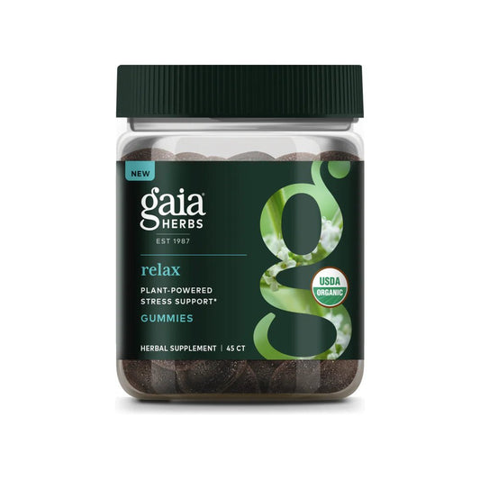 Relax Gummies – 45 Gummies by Gaia Herbs