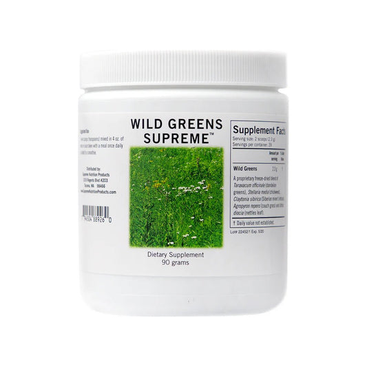Wild Greens Supreme 90g – organic green superfood powder for detox and energy support