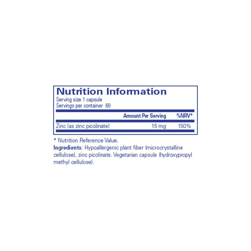 Pure Encapsulations Zinc 15