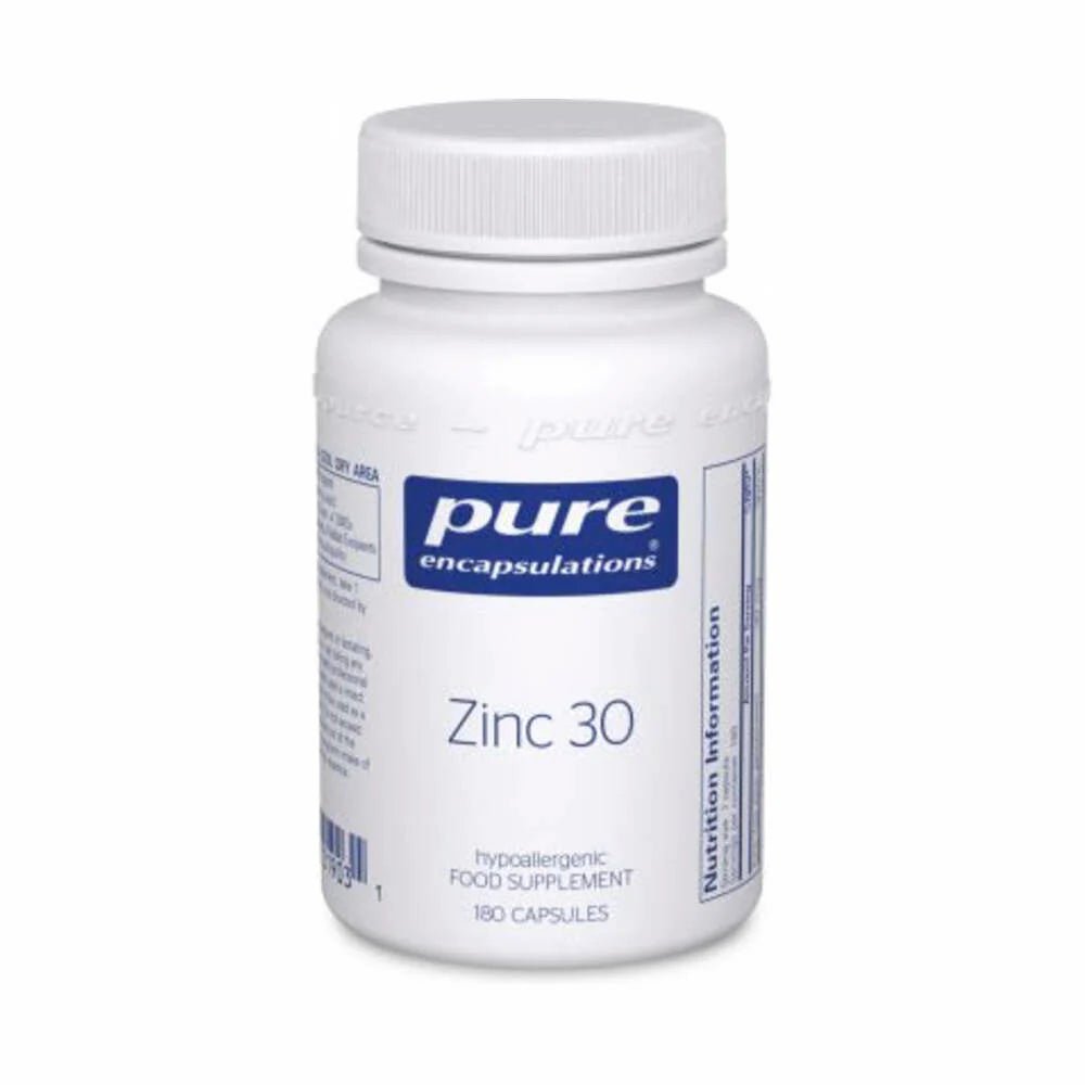 Pure Encapsulations Zinc 30 – 180 capsules