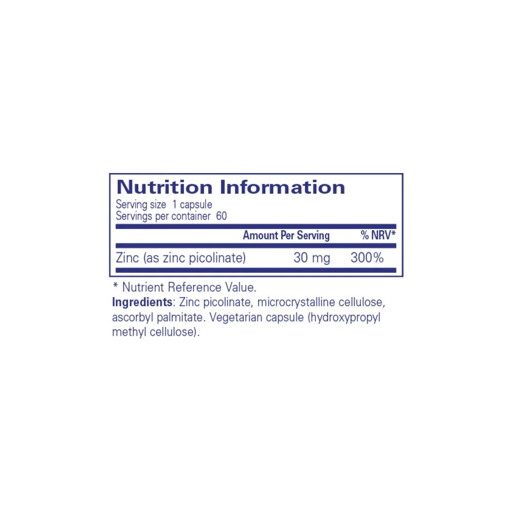 Pure Encapsulations Zinc 30