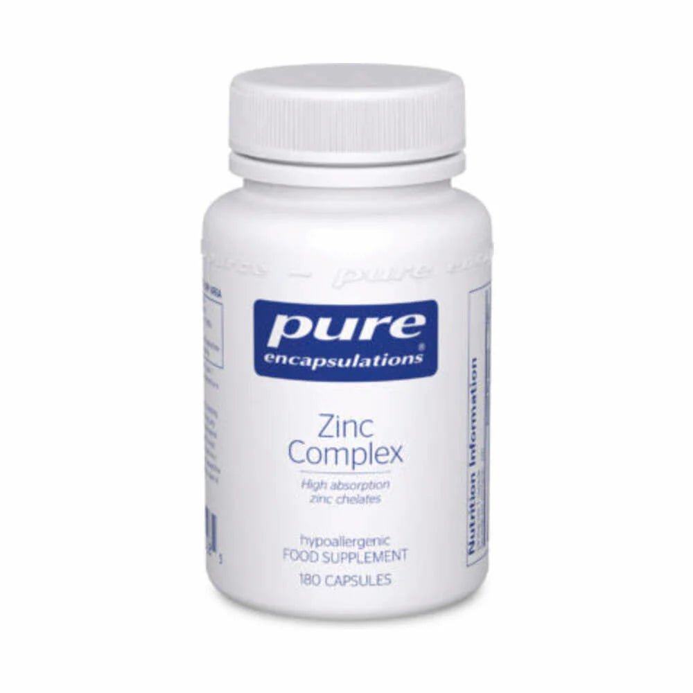 Pure Encapsulations Zinc Complex – 180 capsules for immune support