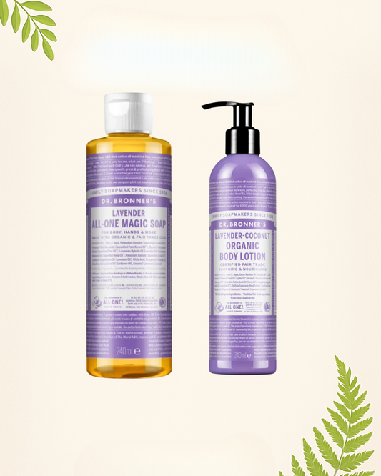 Lavender Calm Duo Lavender Castile Soap + Lavender Coconut Lotion