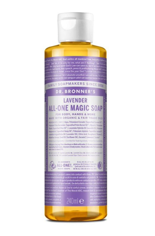 Heavenly Good – Vegan Dr. Bronner’s Lavender Pure Castile Soap
