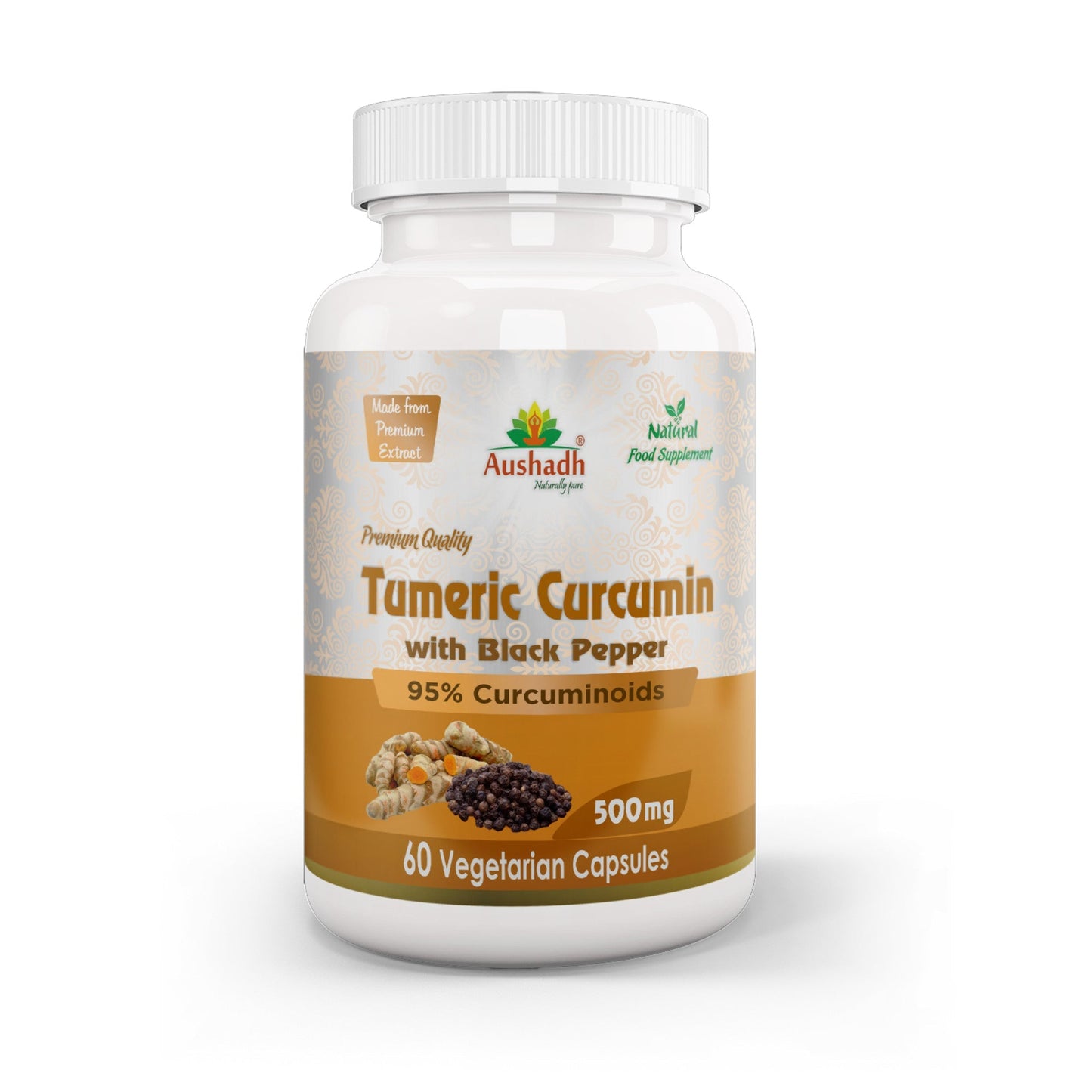 Curcumin (Turmeric) Capsule with Piperine - Heavenly Good