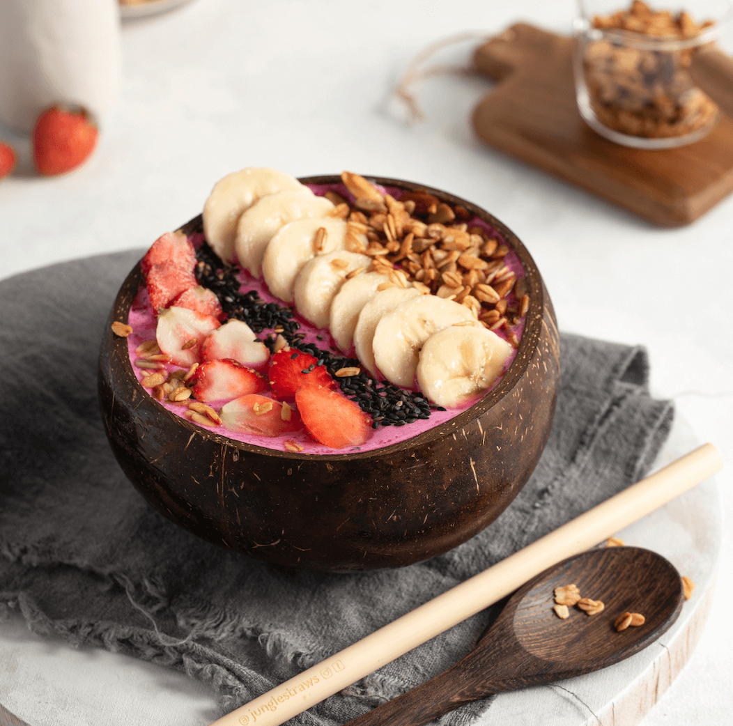 Eco - friendly Coconut Bowls & Spoons Set of 2 - Heavenly Good