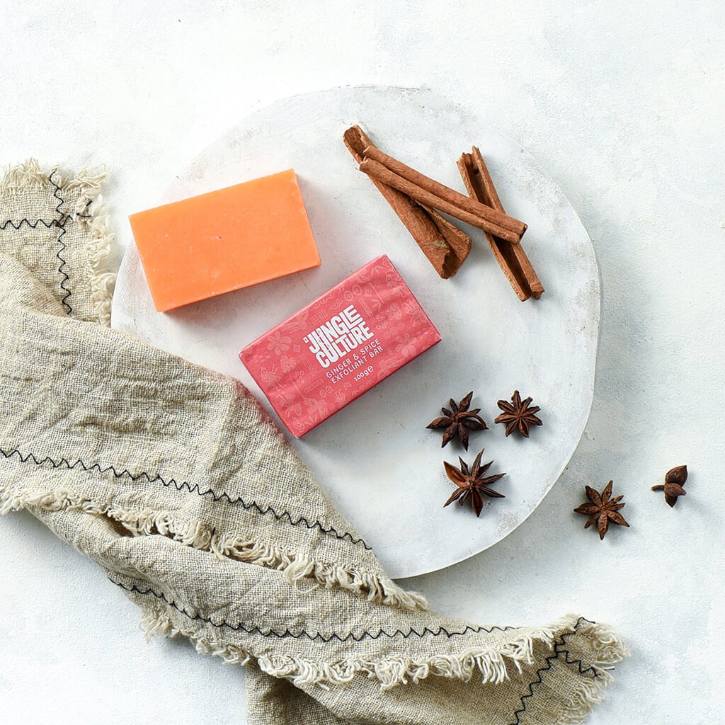 Ginger & Spice Natural Exfoliant Bar - Heavenly Good