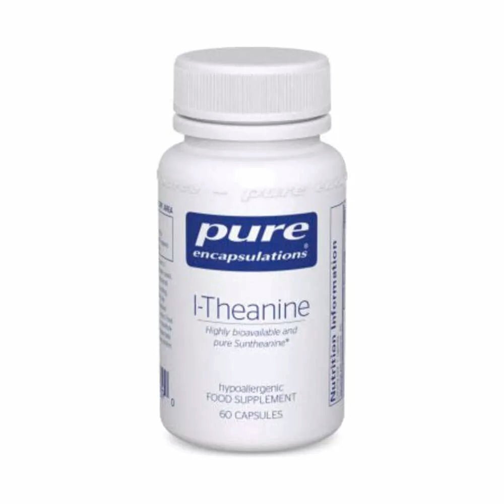 L - Theanine - 60 Capsules | Pure Encapsulations - Heavenly Good