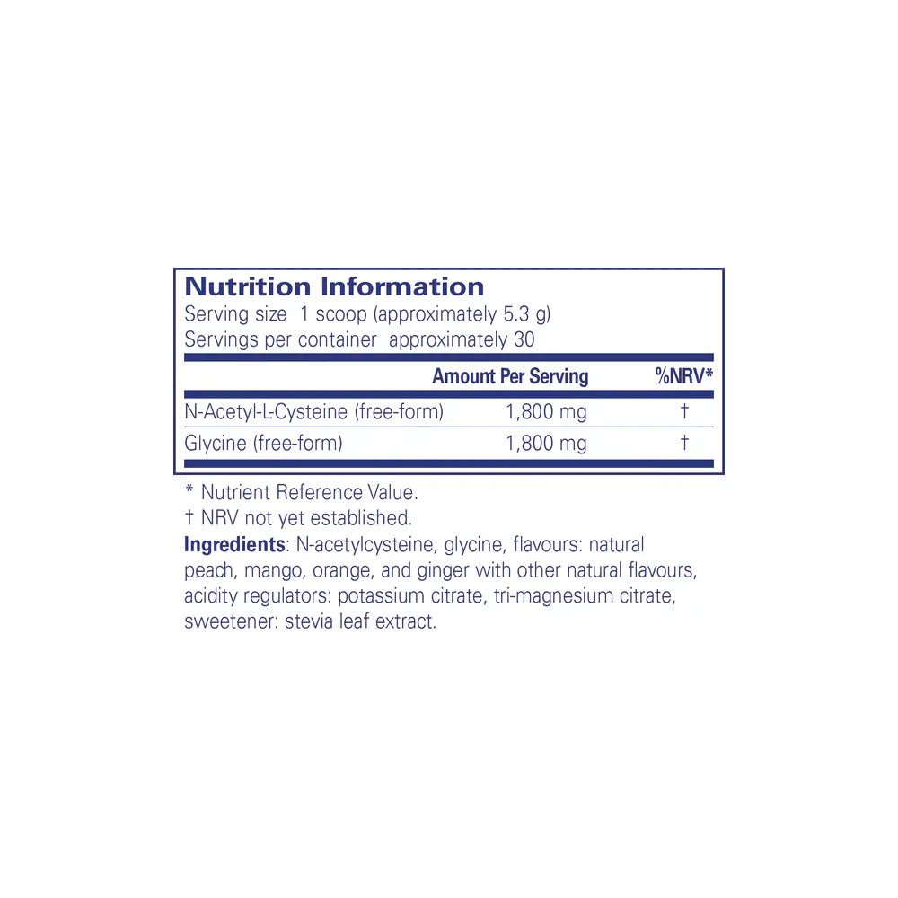 NAC + Glycine Powder - 159g | Pure Encapsulations - Heavenly Good