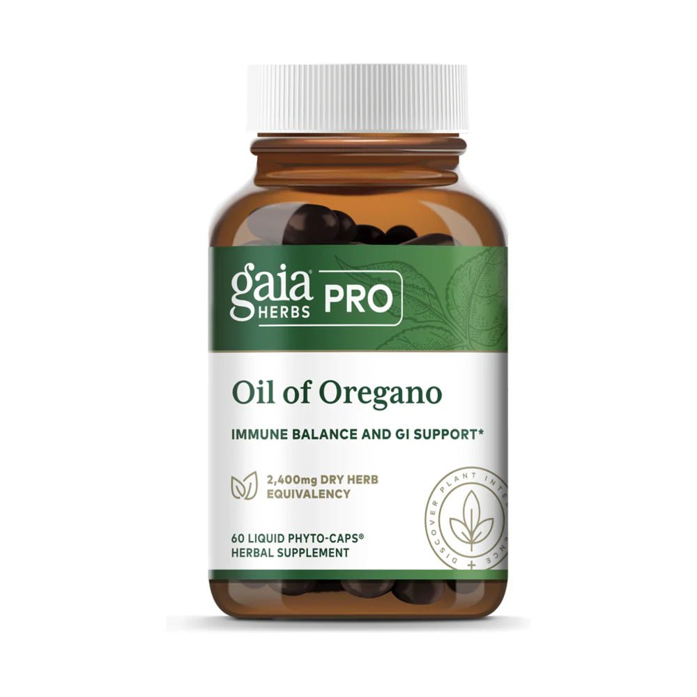 Oil of Oregano 60 liquid phyto-caps by Gaia Herbs – immune defence and microbial balance formula