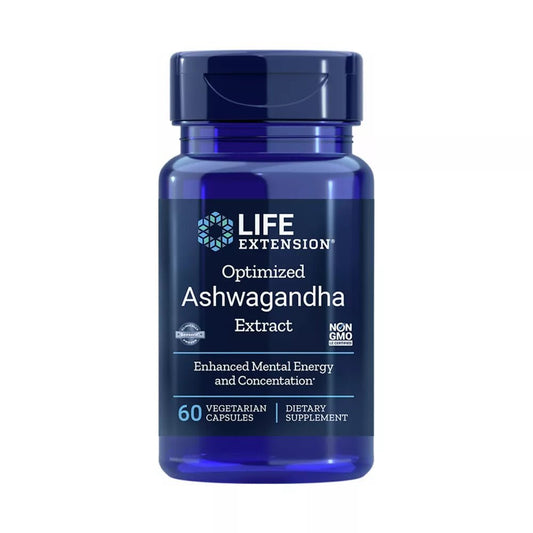 Optimized Ashwagandha Extract - 60 Capsules | Life Extension - Heavenly Good