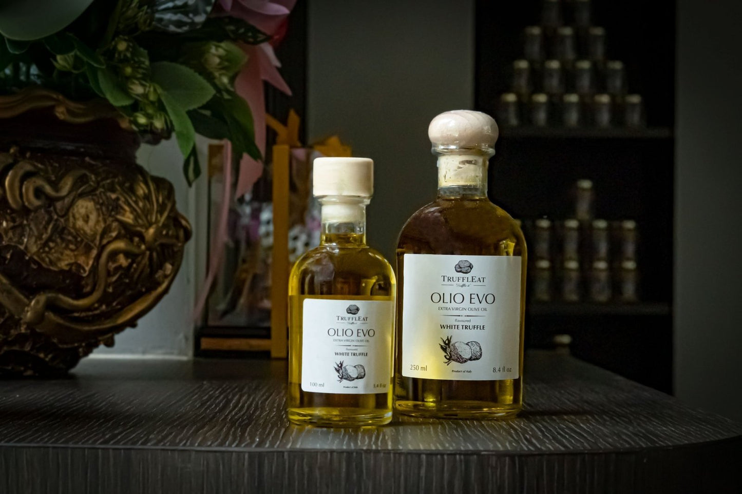 Premium White Truffle Extra Virgin Olive Oil - Gourmet Truffle - Infused Dressing for Appetisers, Pasta & More - Heavenly Good