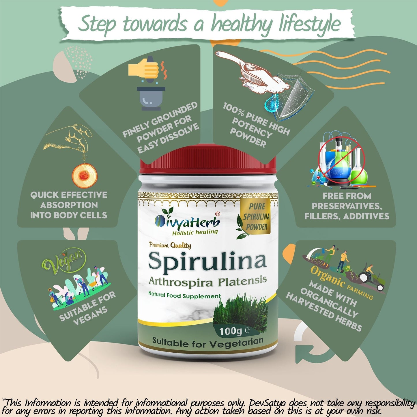 Spirulina Powder - Heavenly Good