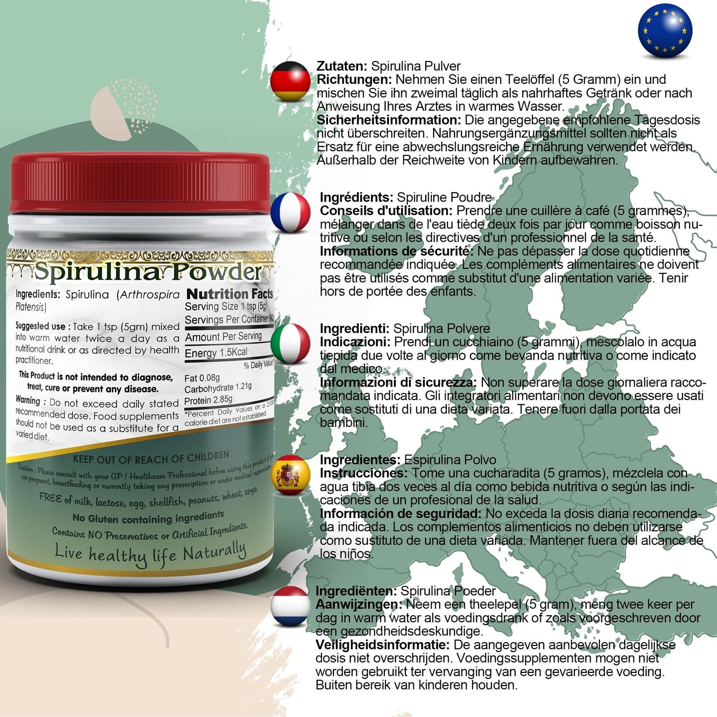 Spirulina Powder - Heavenly Good