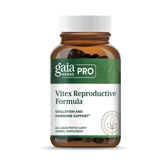 Vitex Reproductive Formula - 60 Liquid Phyto - Caps | Gaia Herbs - Heavenly Good