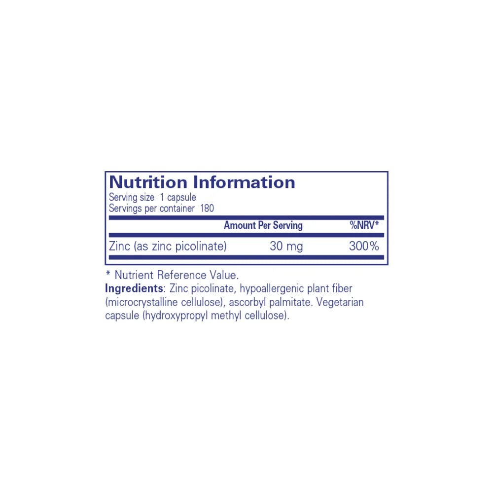 Pure Encapsulations Zinc 30